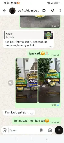 Testimonial Papan Bunga Pernikahan 