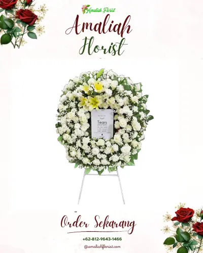 Krans Bunga Duka Cita 